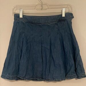 American Eagle Outfitters Dark Blue Skater Skirt